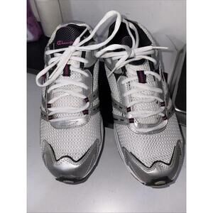 Champion Shoes Womens‎ 6 Running Sneakers White Mesh Round Toe Lace Up Comfort